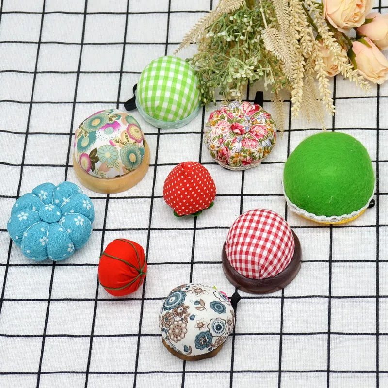 Cross stitch pin cushion DIY embroidery pin bag various styles sewing tools