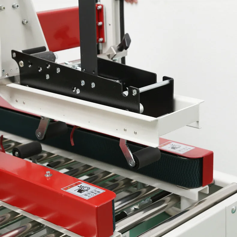 Adhesive Tape Box Case Flaps Folding Seal Packing Machine Carton Sealer Automatic Carton Sealing Machine