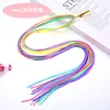Colorful gradient rope 1mm-8 pcs with clip