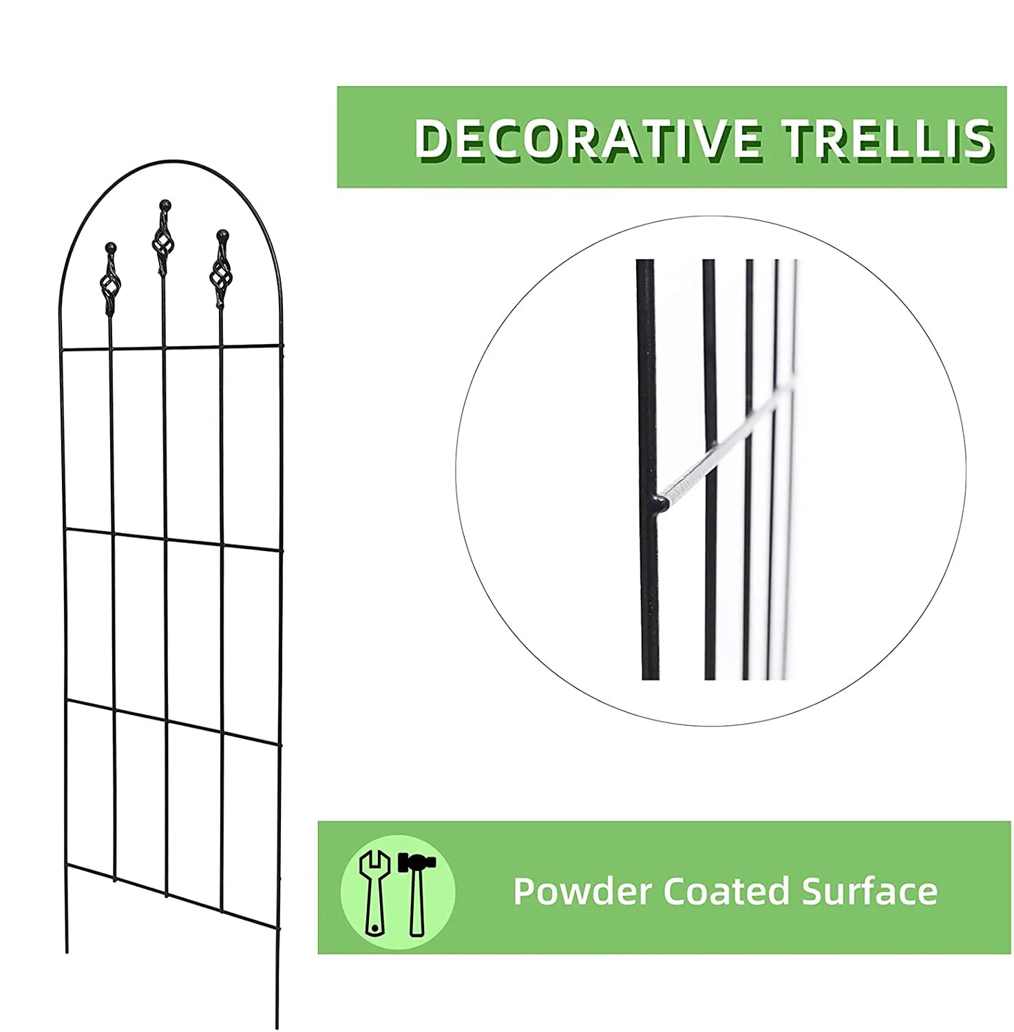 Wholesale Outdoor Metal Garden Trellis For Climbing Rose Vegetable