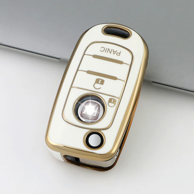 Soft Key Case For FIAT keys, TPU Key Fob Cover ,Durable Car Key Holder Compatible with Fiat 500 Panda Punto Stilo Bravo Doblo