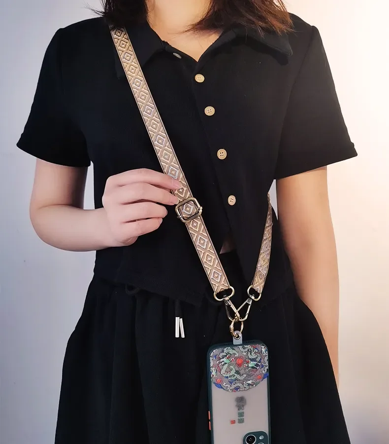 Mobile Phone Lanyard Cross Body Lanyard Universal Retro Chinese Style ...