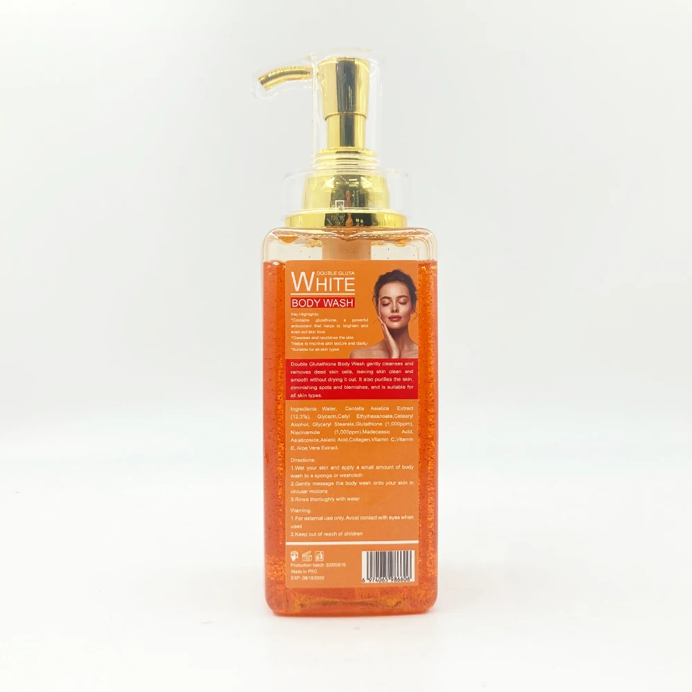 glutathione whitening body wash ingredients Shower Gel Brightening Moisturizing With Collagen And Vitamin E Deep Cleansing Daily Skin Care Product P0220_7D_bright Vitamin B12 shots in Selection:2 fl oz (59 ml)