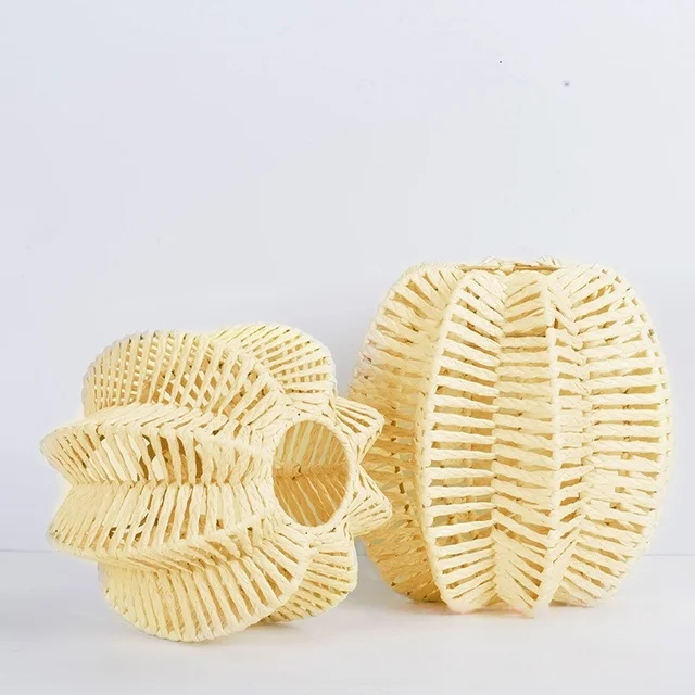 Hand Woven Rattan Pendant Light with Lampshade Wholesale in Bulk for House Items