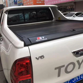 トヨタhilux黒いカートンのための引き込み式のtonneauカバー