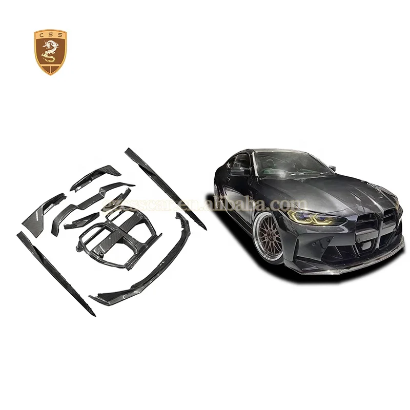 Glossy Black Carbon G80 G82 G83 Rear Diffuser Lip Spoiler Body Kit For Bnw M Series M3 M4 Upgrade