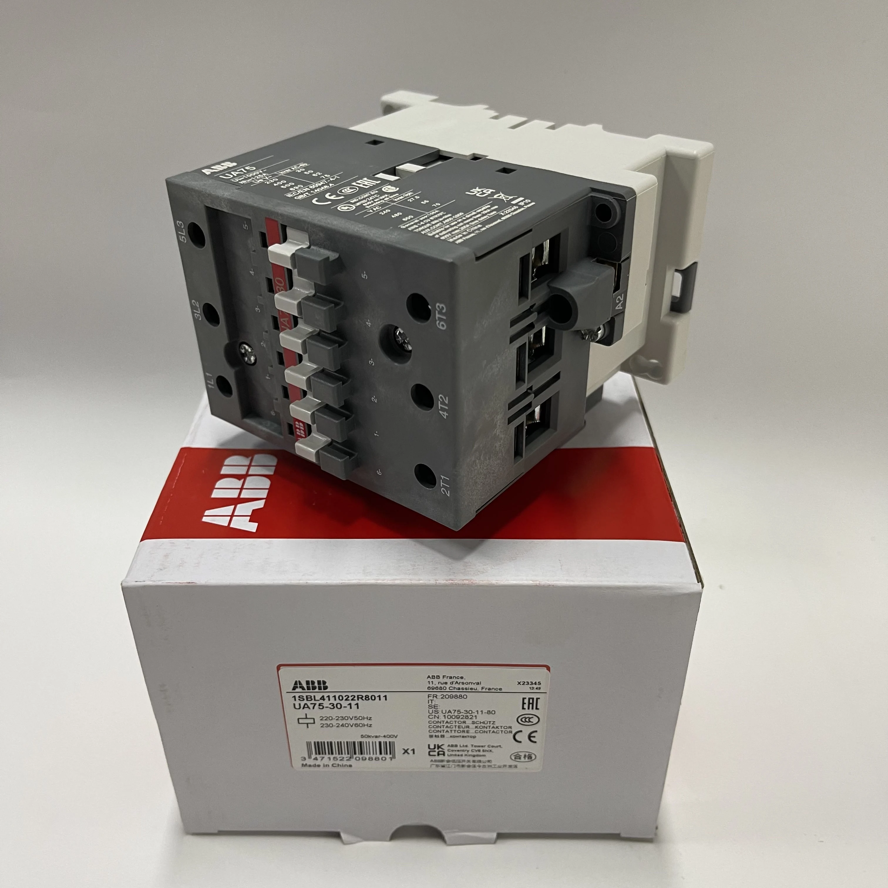ABB Contactor 1SBL41022R8011 UA75-30-11 ABB Contactor 1SBL41022R8011 UA75-30-11