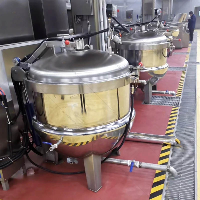 Lonkia Customized Large Capacity High Pressure Cooking Pot Commercial Gas Steam Heating Large Heating Area Pressure Cooker
