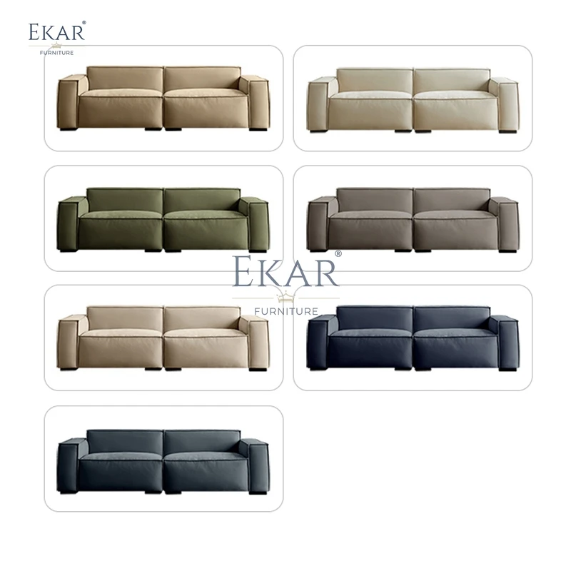 product new design ekar modern tofu block high density foam living room sofa-63