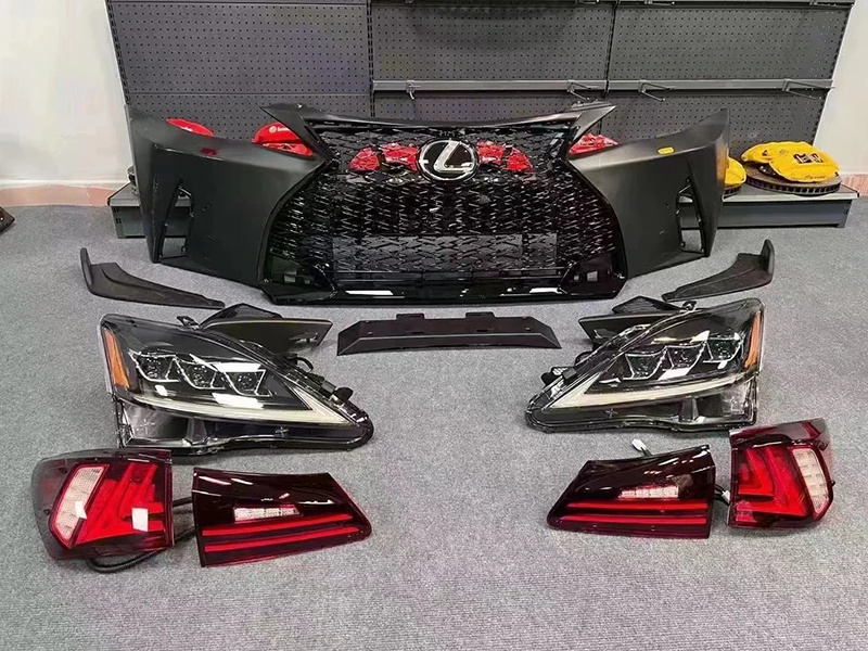 Facelift Upgrade To 2021 Is250 Headlight Bodykit Grille Bumper For