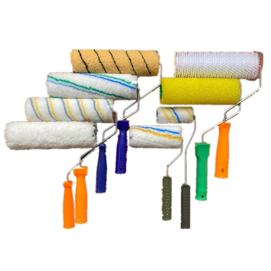 2025 New Product Custom Decorative Pattern Tools Texture Paint Roller Brush for Wall Repair Painting