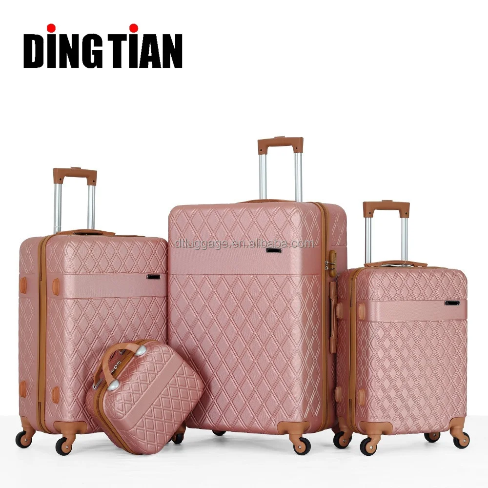 Custom Carry On 6 Pcs Luggage Set Travel Bags Hand 4 Wheels Trolley Bag