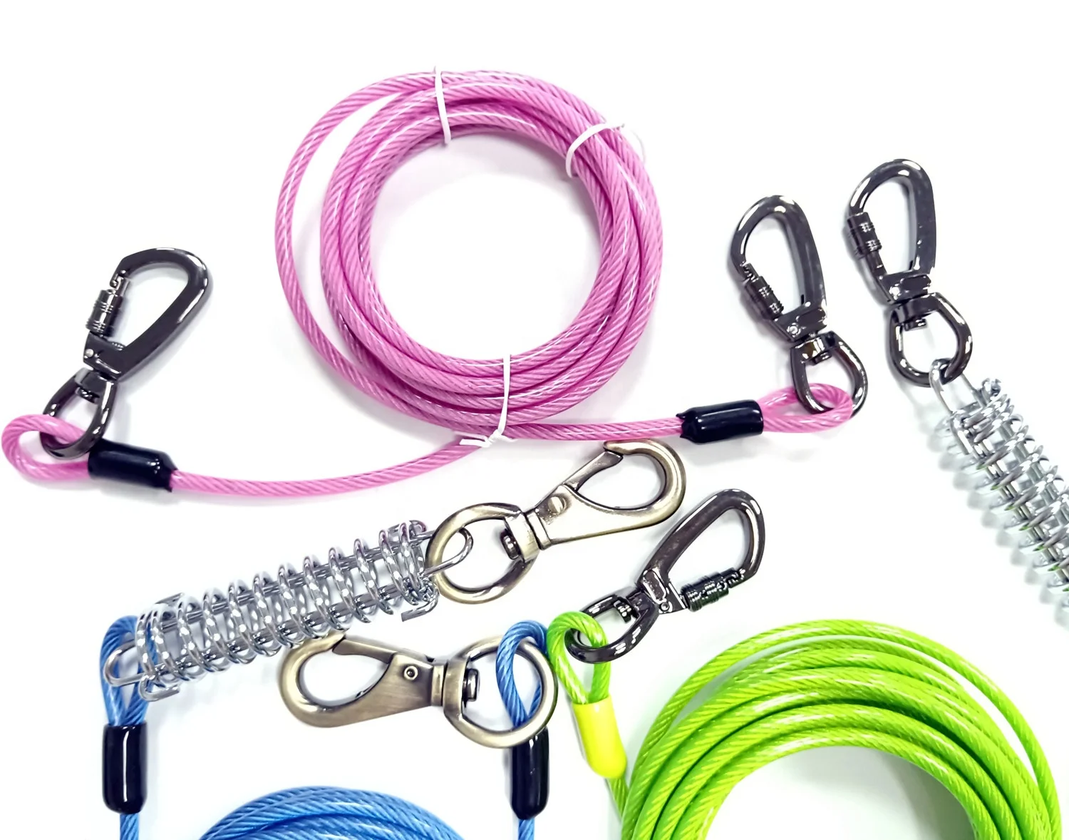 Manufacturer Custom Pet Wire Rope String 10' Dog Runner Cable