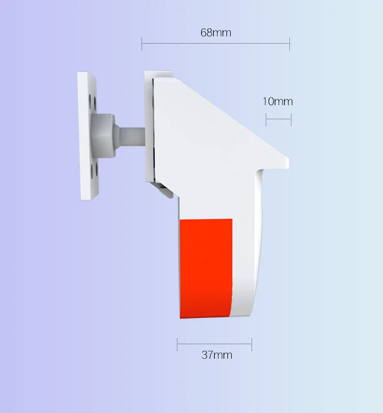 SOAN 433mhz Passive Infrared Sensor PIR Motion Detector 1200ma Battery