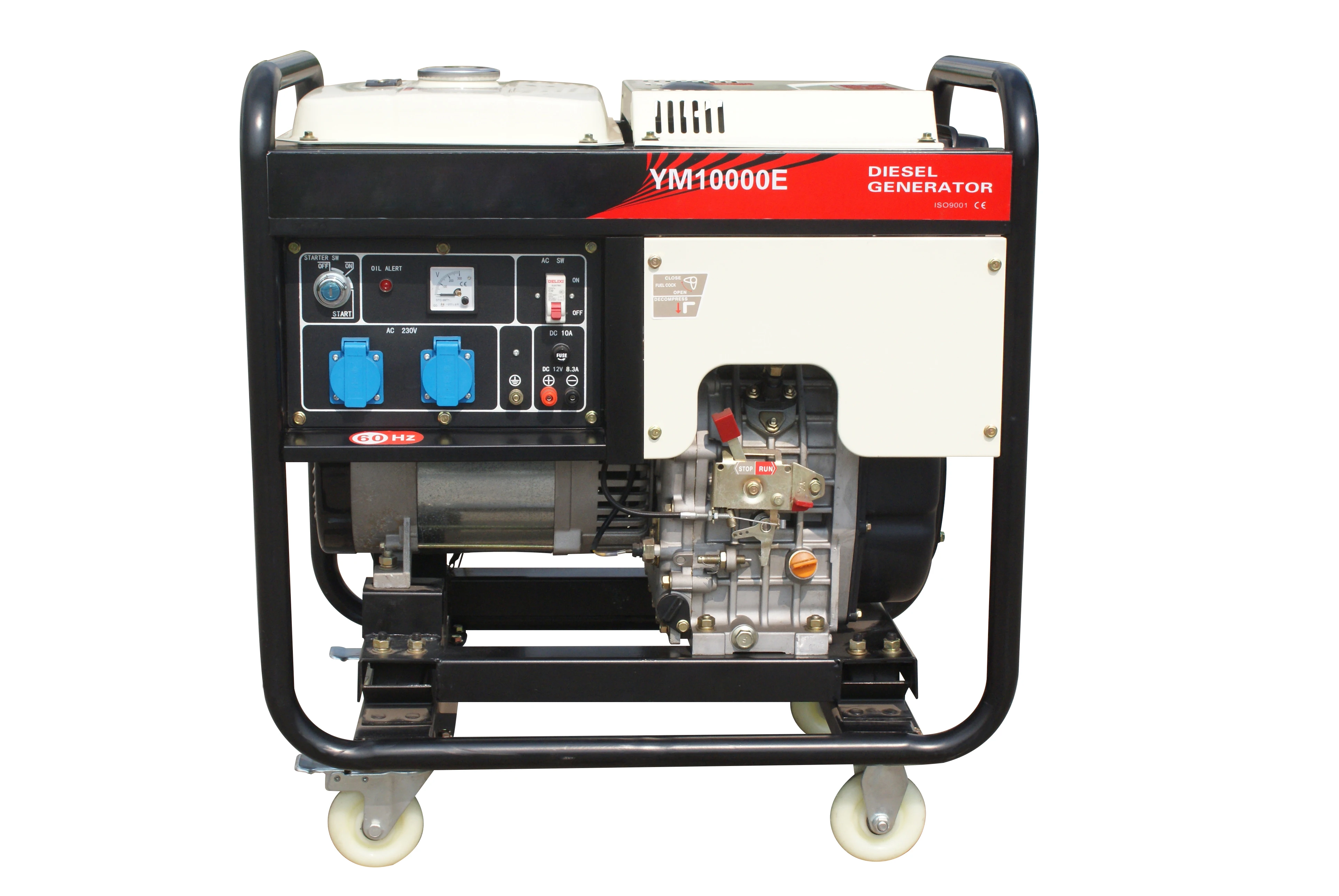 8KW Diesel Generator - Portable, Single Phase, Air-cooled