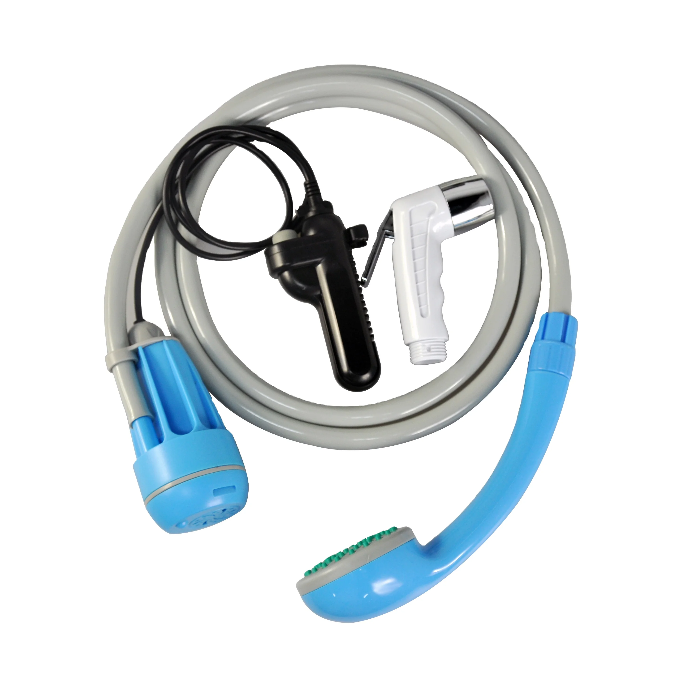 Cordless Shower System Battery Powered Portable Washer with High Pressure Pump for Pet Care Marine Use and Outdoor Sanitation