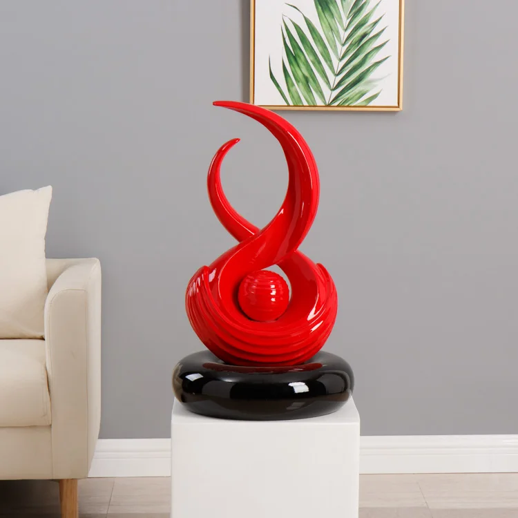 Customized Home Table Art Decor Luxury Modern Resin Abstract Sculpture