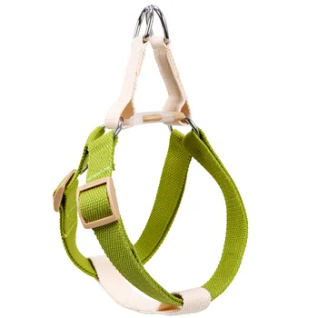 Personalized Service Custom Dog Harness Cotton-Webbing Leash Set Reversible Collar Adjustable Pet Harness For Dog