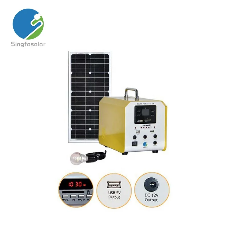 Source Kit solaire portatif, Solutions De Stockage D'énergie/Solaire  Domestique 12 V Système D'alimentation pour Extérieur, bureau et usine on  m.alibaba.com