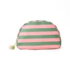 Pink and green stripes
