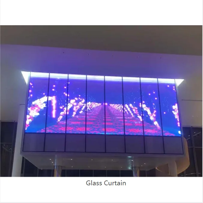 Store Window Advertising Led Display Transparent Led Screen Pantalla ...