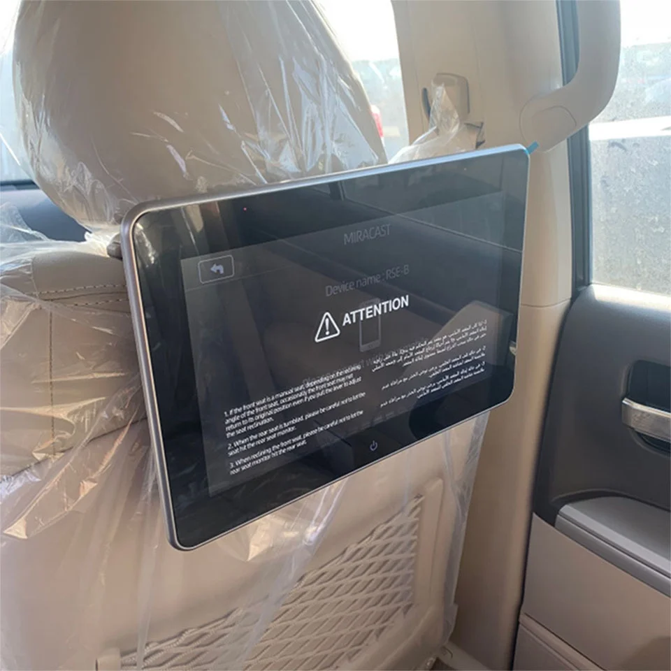 Android 10 Headrest TV Screen Car DVD Player for Toyota Land Cruiser PRADO for Lexus LX570 Dedicated Bracket Rear Monitor