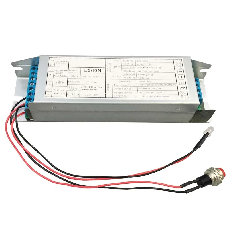 Rechargeable Emergency Battery Pack for LED Lamps