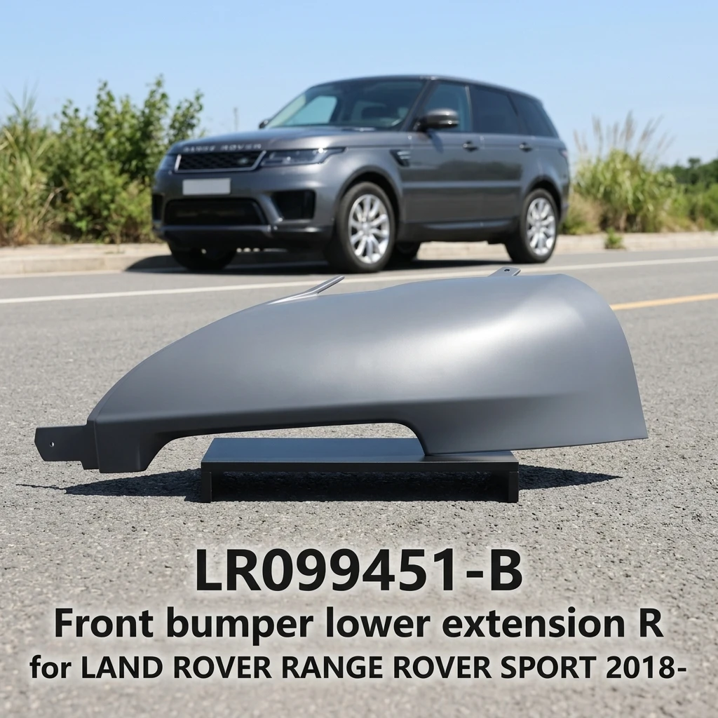LR099451-B Standard Specification Precise Fitment Front Bumper Lower Extension R for LAND ROVER RANGE ROVER SPORT 2018-