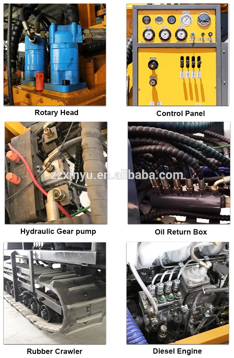 Mud Pump Driven Type Drilling Machine for Water Can Use air Compressor