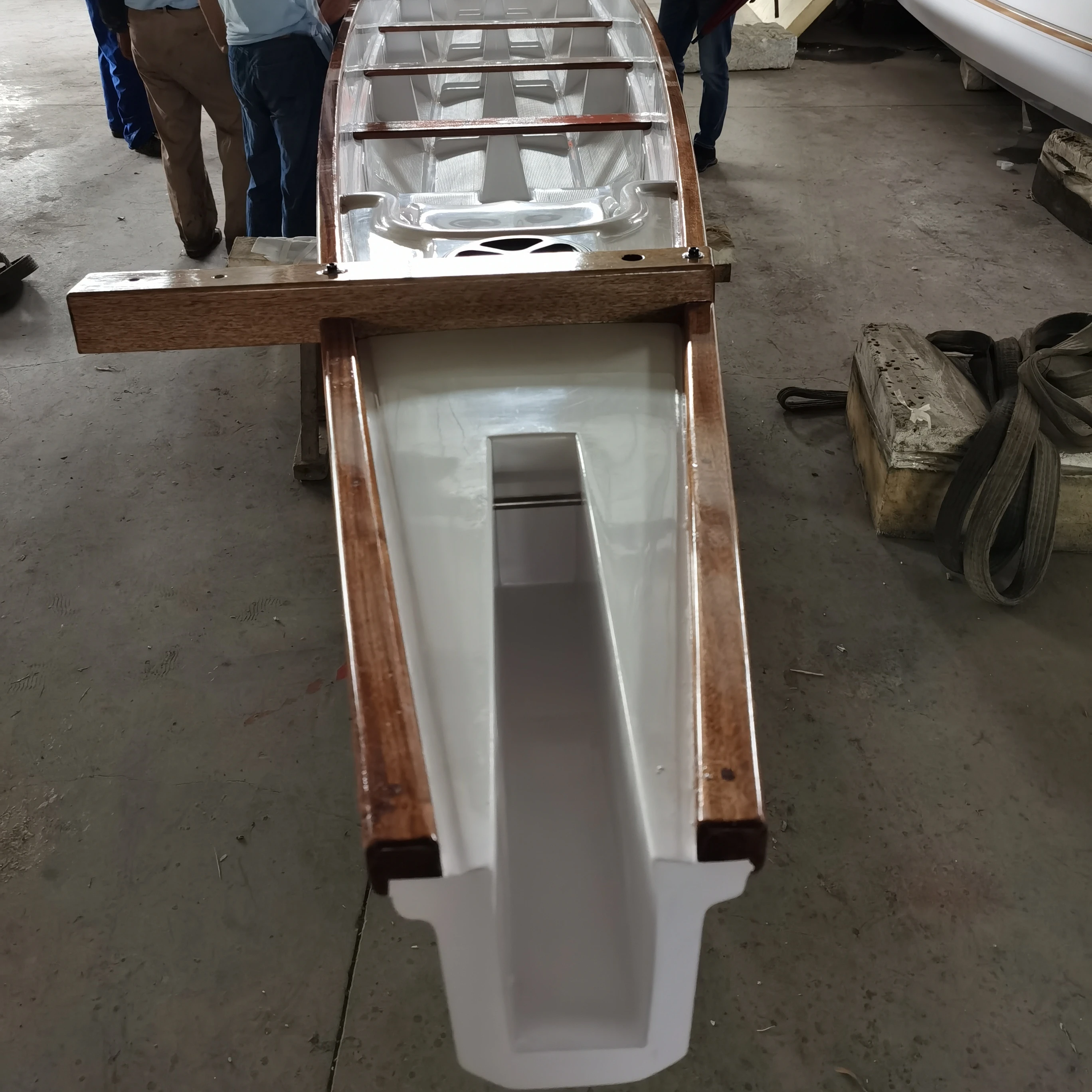 Professional Beautiful Shape IDBF 912F Mini Dragon Boat Package Wooden Seats