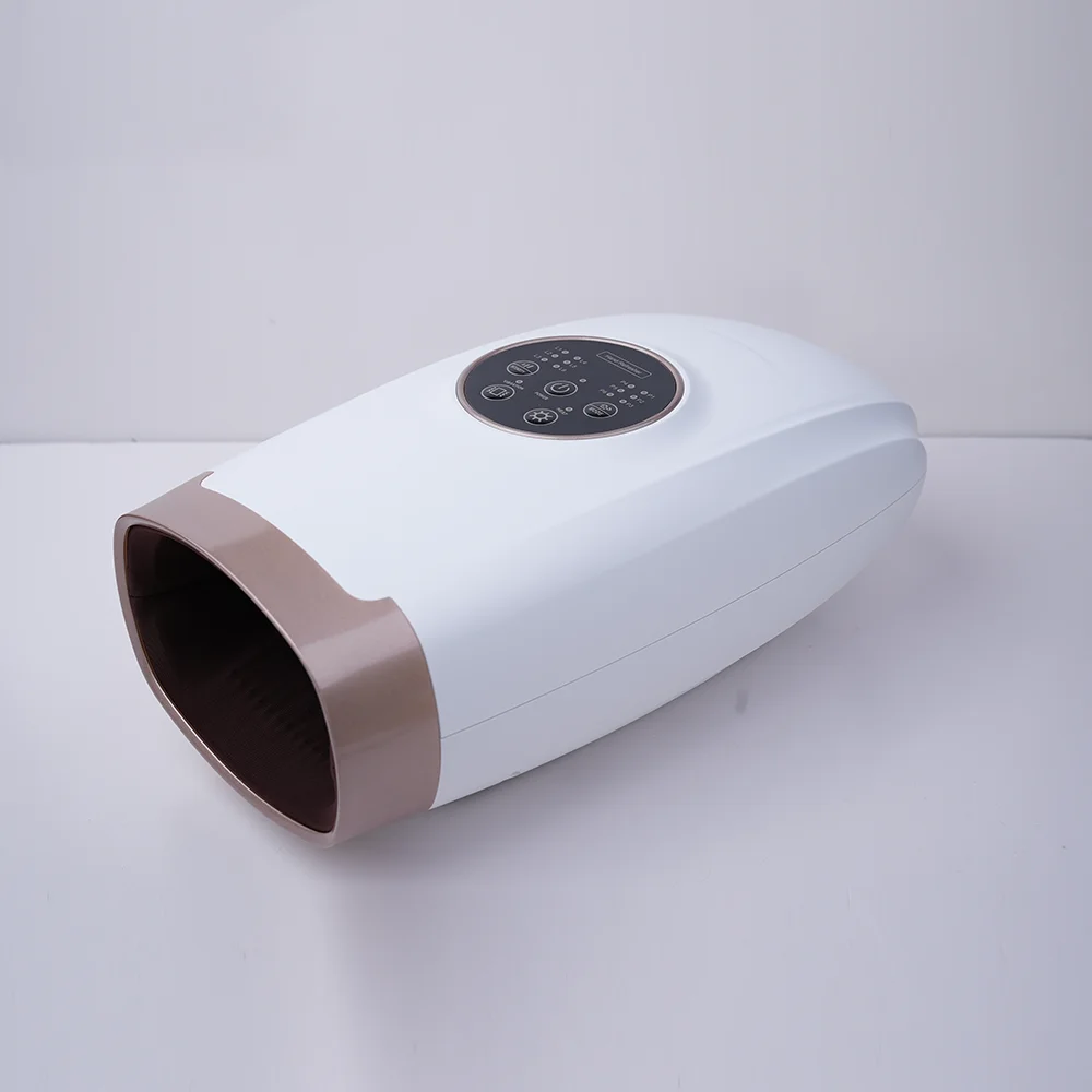 product portable wireless rechargeable electric hand massager hot compress finger palm massage with air pressure compression airbags-7