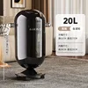 Black - 20L - Includes wheels [Double-barrel design]