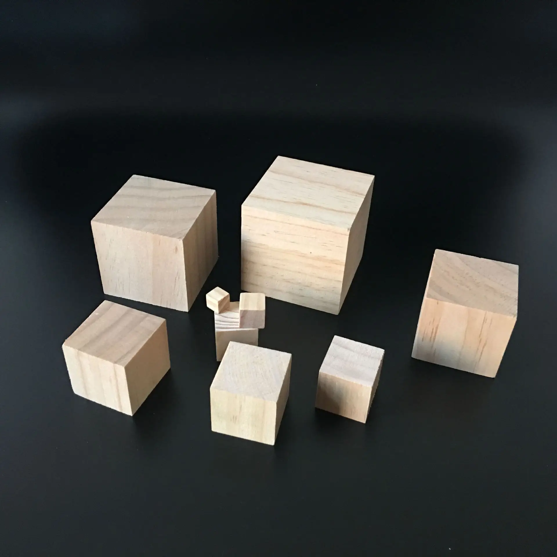Bloque cuadrado de madera de pino de 3 cm y 4 cm para manualidades 