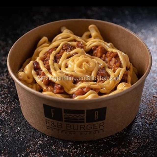 Custom Deluxe Compostable Eco Friendly Paper Boxes Fast Takeaway Box Food Packaging