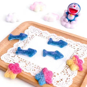 Shark Mixed Sand Gummies with Fruity Flavor Five Pointed Star Shape Box 1000g Assorted Gummy Candy