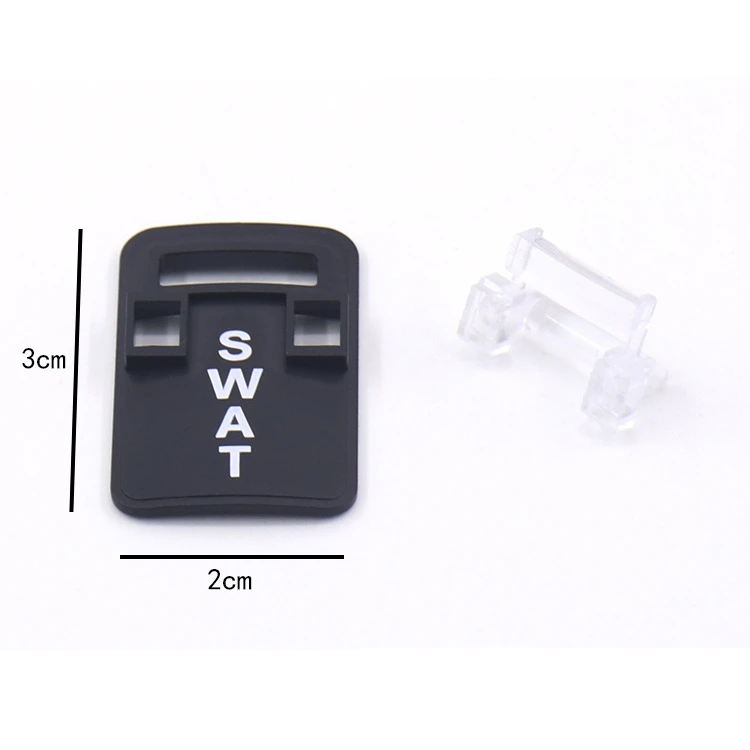 SWAT Shield Defense Equipped WW2 Soldiers Accessories Army Military Weapon Pack Building Blocks Model Toy for 5 to 7 Years Old