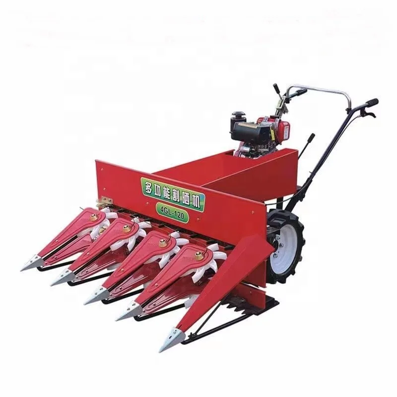 Reaper Head Front Attachment Mounted 4 Wheels Tractor Rice Cutting Machine Paddy Pepper Reaper