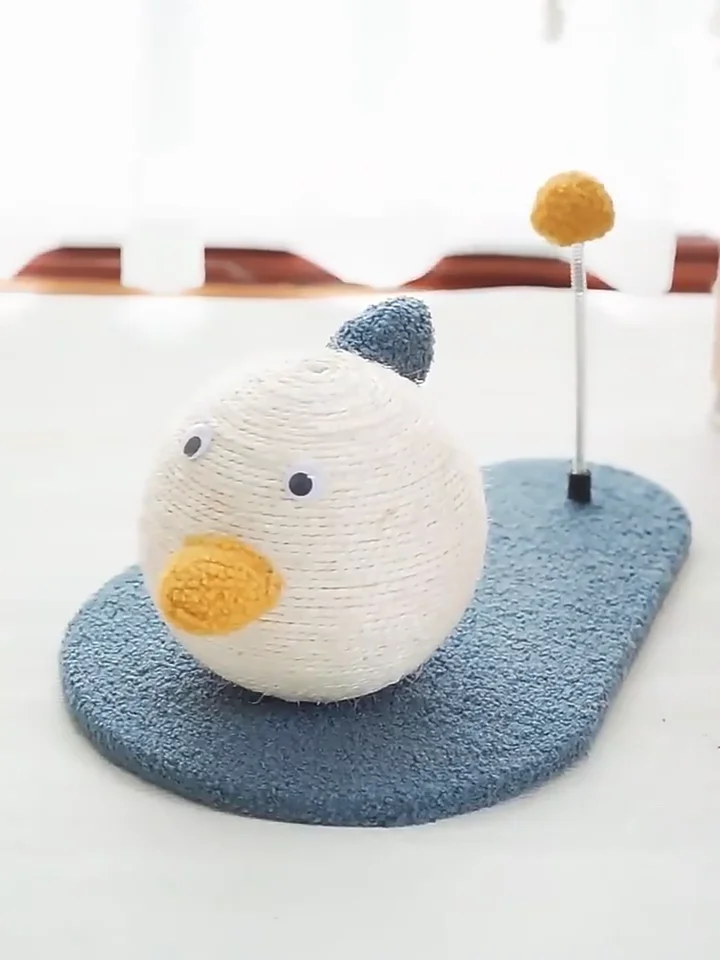 Custom Panda Shape Cat Scratcher Super Cute Rabbit Cat Scratching Ball