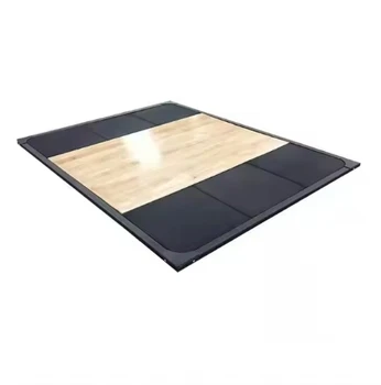 High Quality Commercial Heavy Duty Custom Gym Fitness Competition Rubber Wooden Weightlifting Platform-Wholesale Action Sports