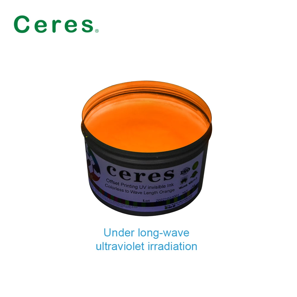 Ceres UV Invisible Fluorescent Ink for Security Printing