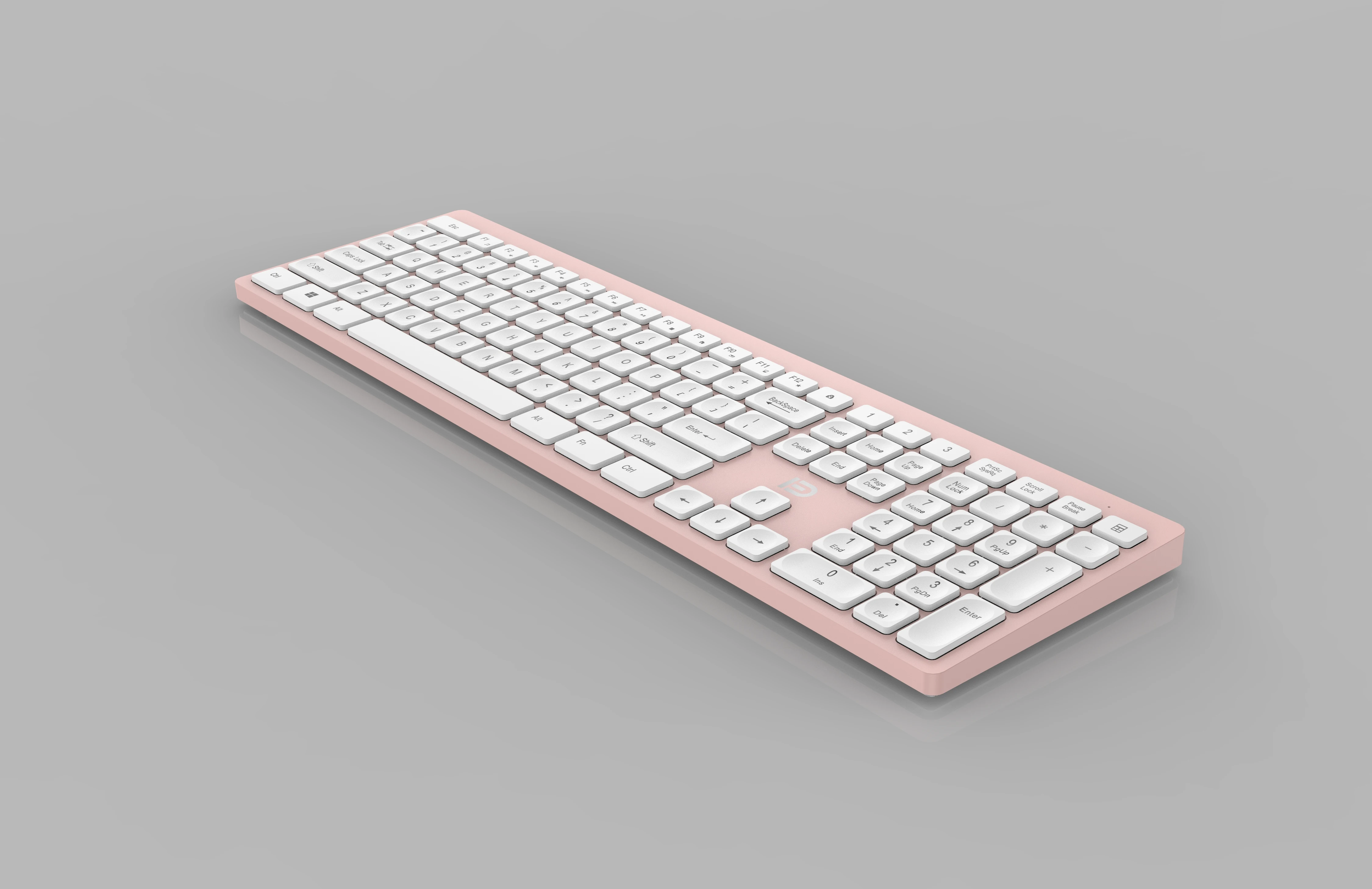 FD IK7300 Customization Wireless Keyboard Mouse Mini Laptop Usb Status Multimedia Style Slim Keys Origin Human Type