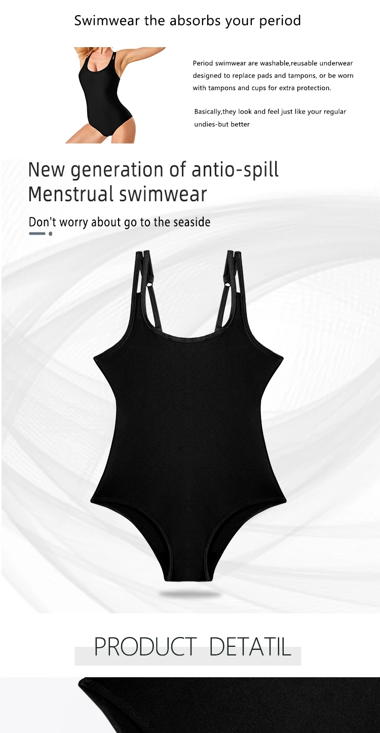 Wholesale Period Swimwear Adjustable Menstrual Swimsuit For Period