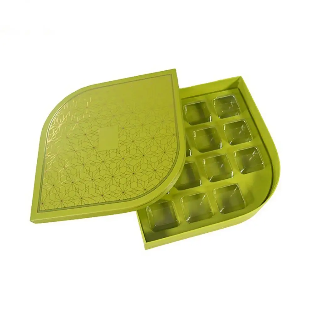 Reusable Food Grade Custom Paper Gift Box Pralines Boxes Chocolate Handmade Chocolate Packaging Boxes With Plastic Insert