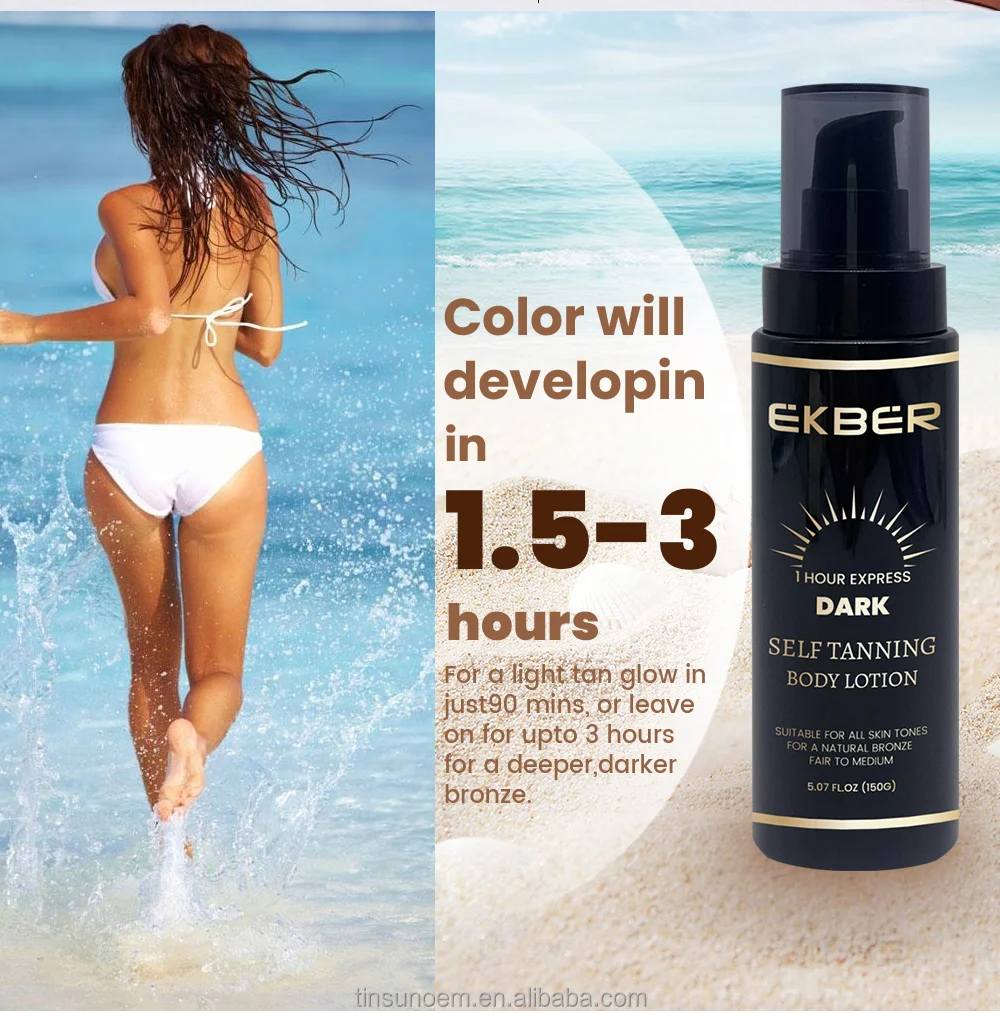 Customize Logo Tanning Lotion For Tanning Beds Organic Herbal Gold