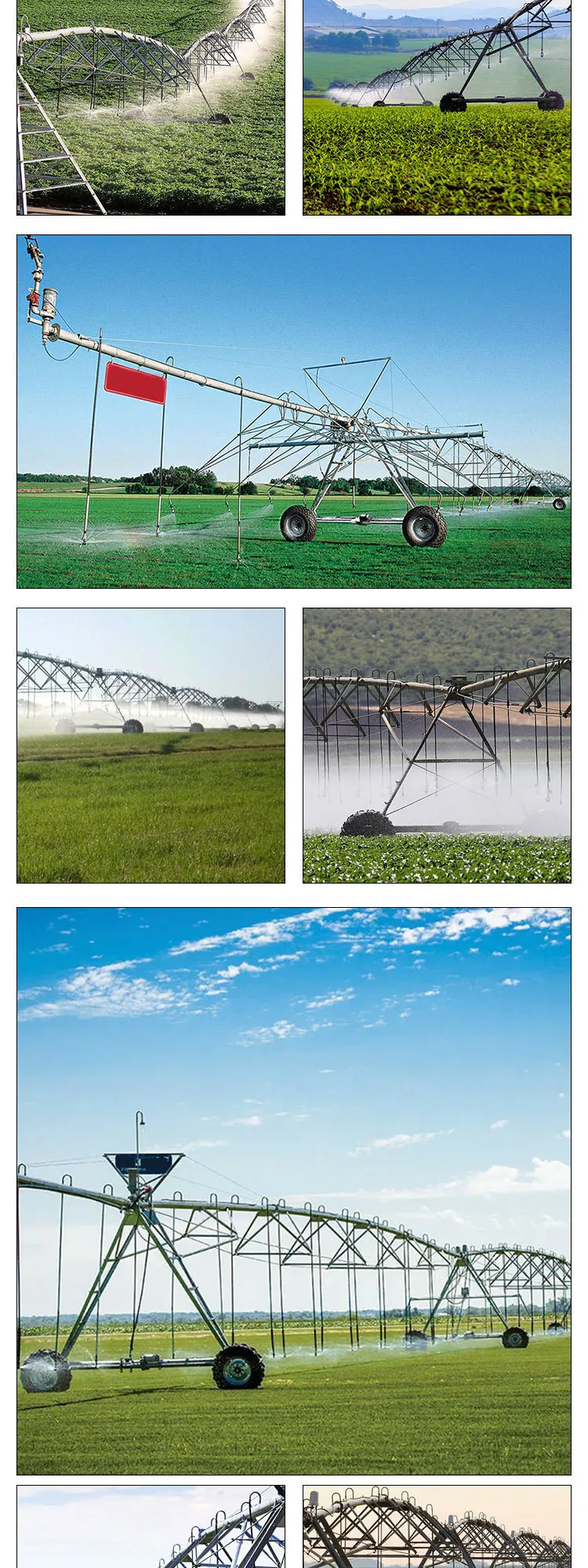 Farm Crop Watering Machines center pivot irrigation Fertilizer Sprayer System Central Pivots Irrigation Systems