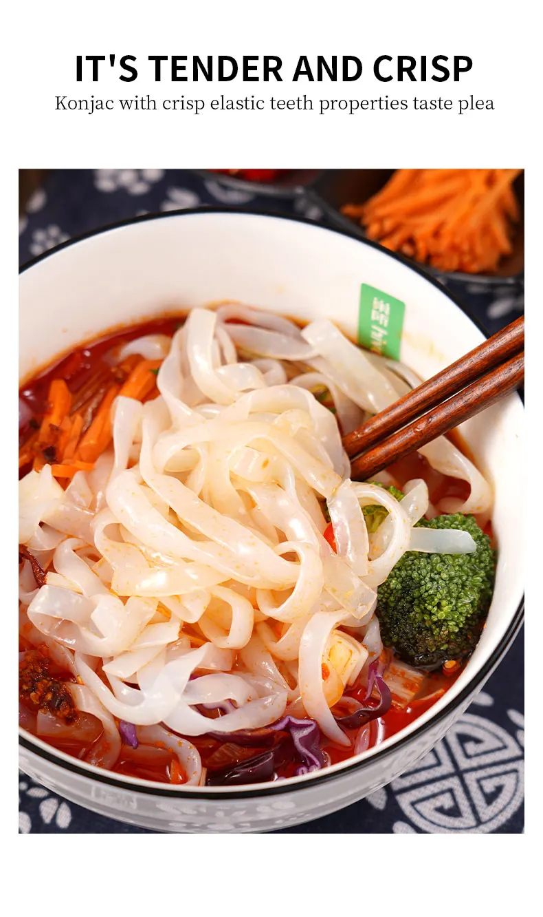 Wholesale Konjac Fettuccine Konjac Noodles Pasta Zero Calorie Halal