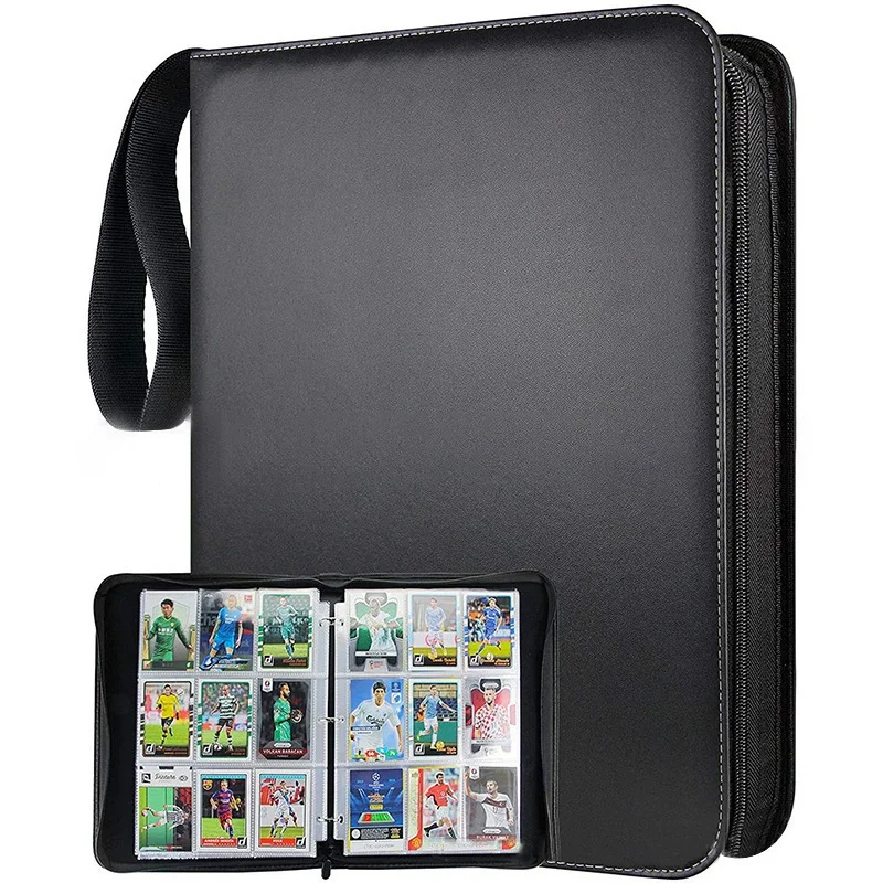 pokemon card binder zipper 2-Pocket Mini Cards Binder for Pokemon Cards Fit 80 Pcs Cards – Zelda Cards main image 1