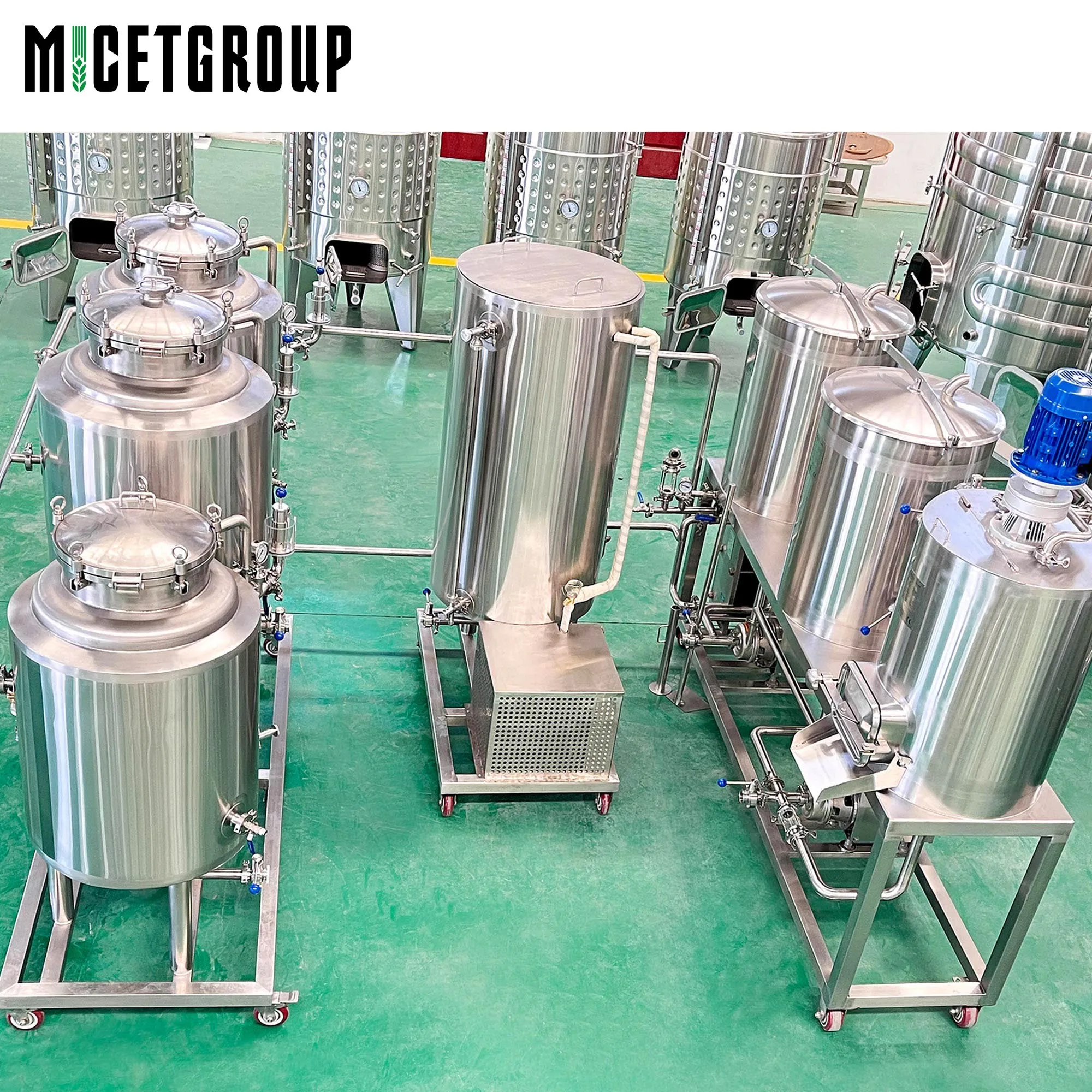 MICET 100L Complete Homebrewing Equipment Homemini Brew Nano Brewery for Sale