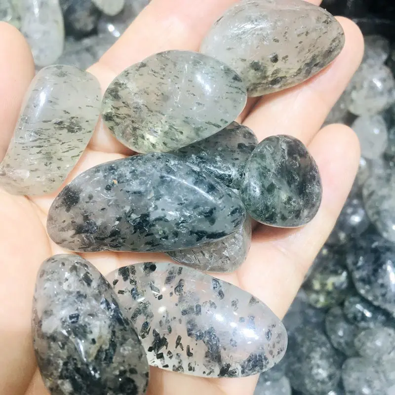 Wholesale Natural Green Tourmaline Gemstone Tumbled Stone