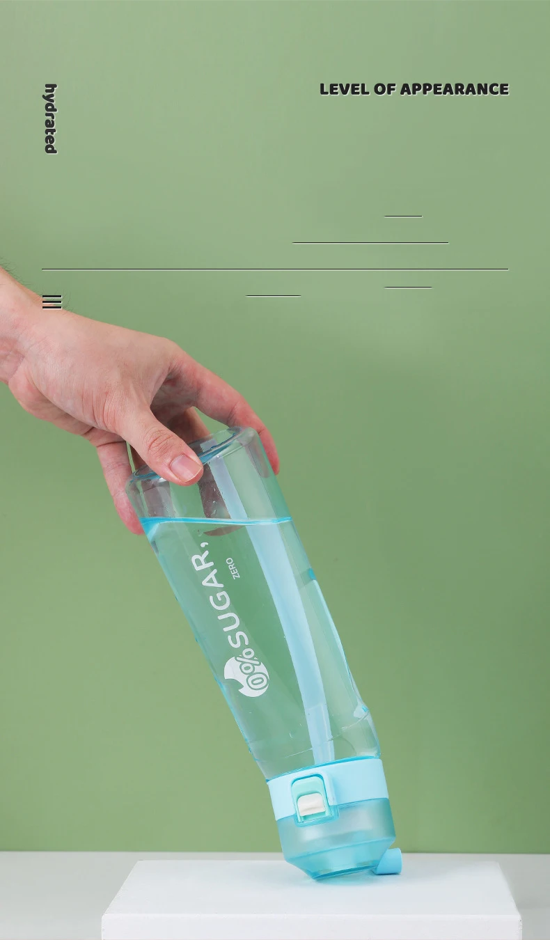 Food Grade Bpa Free Flavor Water Bottle Plastic Water Bottle With